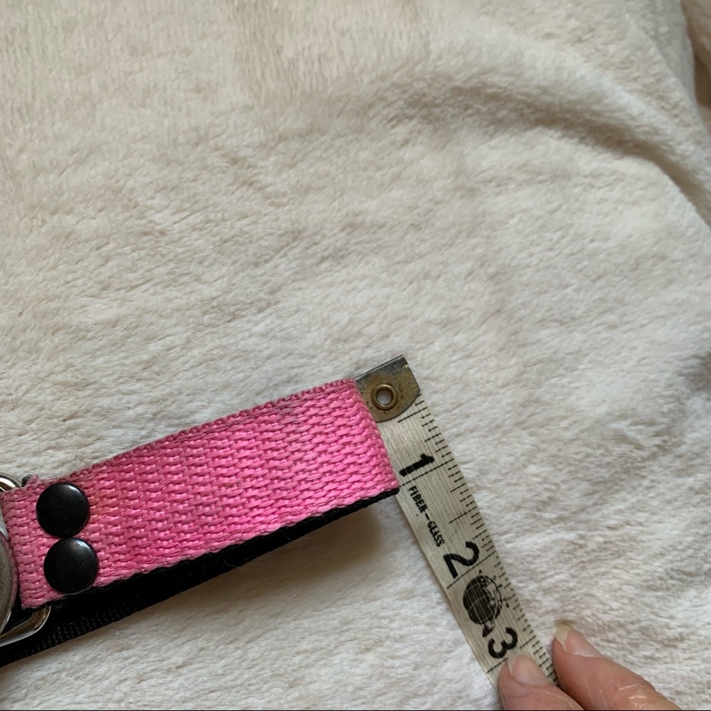 Dog collar Martingale Medium pink/black - Picture 4 of 9